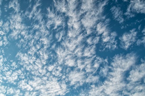 White Clouds and Blue Sky