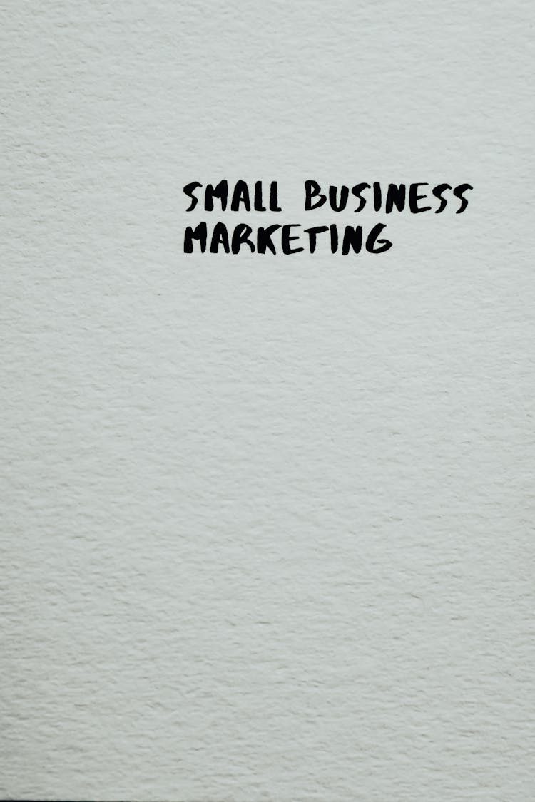 Handwritten Small Business Marketing