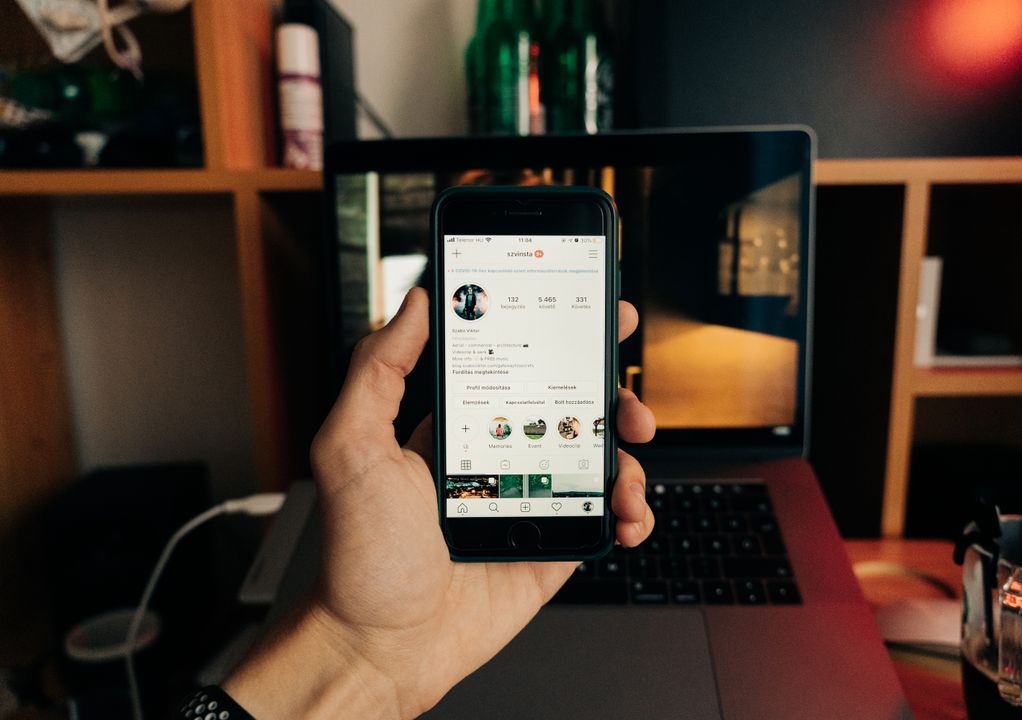 instagram ad post - Vertical Reels ad mockup with headline, product shot, and CTA button