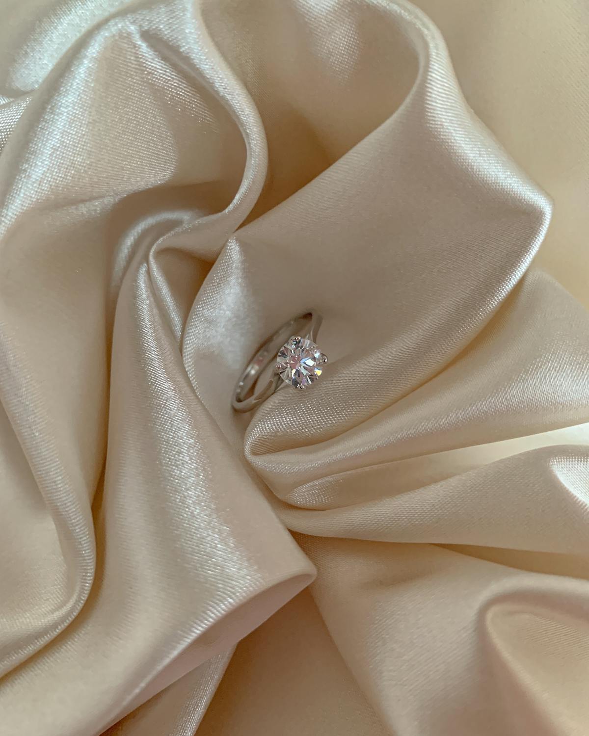 An engagement ring