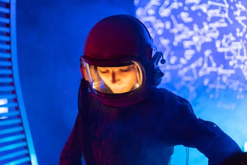 Woman in Spacesuit