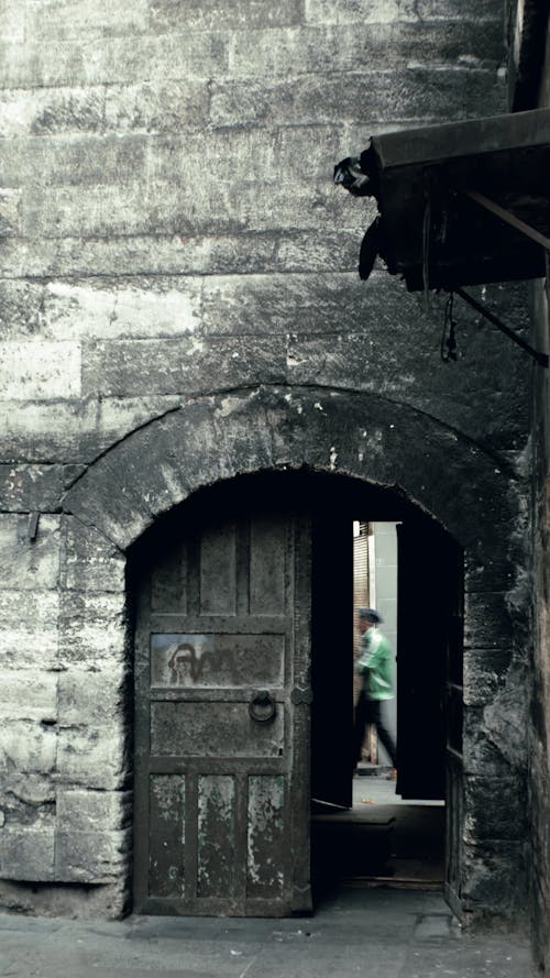 Old building with arched entrance