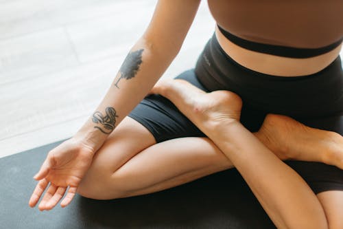 Woman Doing a Yoga Pose