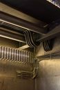 Black and Gray Pipes In A Spacecraft