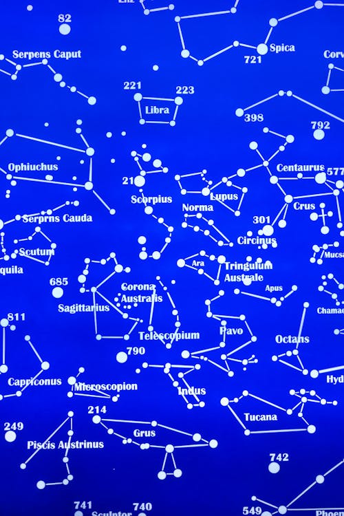 Free Space Diagram On Blue Screen Stock Photo