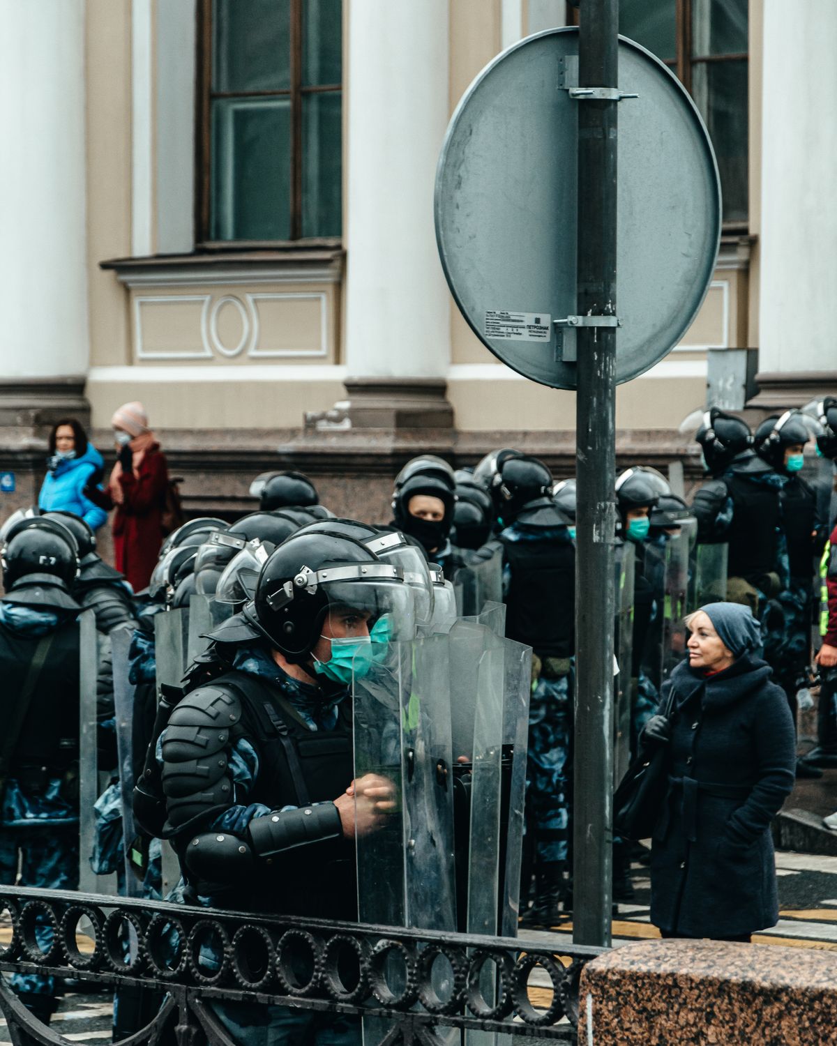Police Officers with Shields · Free Stock Photo