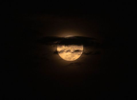 Photo of Clouds Covering the Moon
