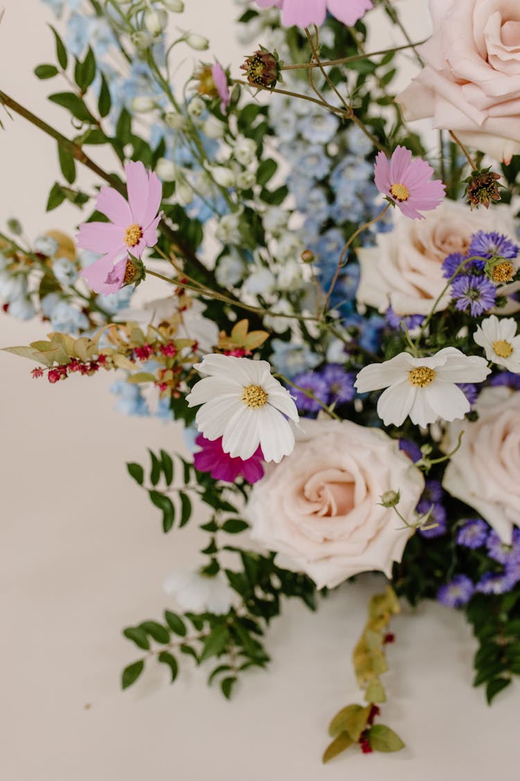 Close-Up Shot Of Flowers