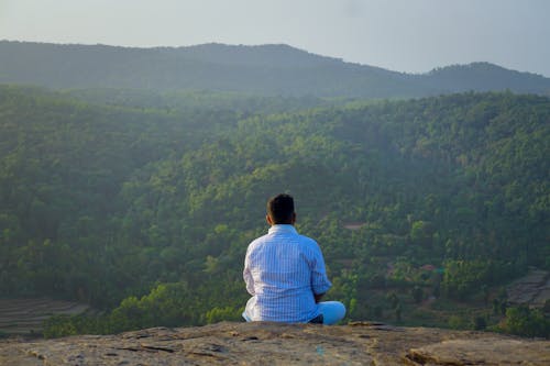 Photos gratuites de blue mountains, dia quieto, méditation de guérison