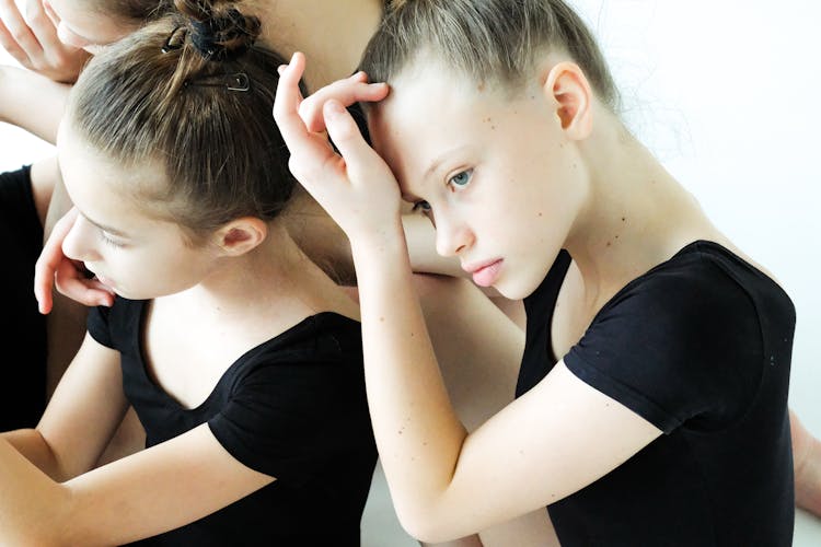 Young Ballet Dancer Looking Afar