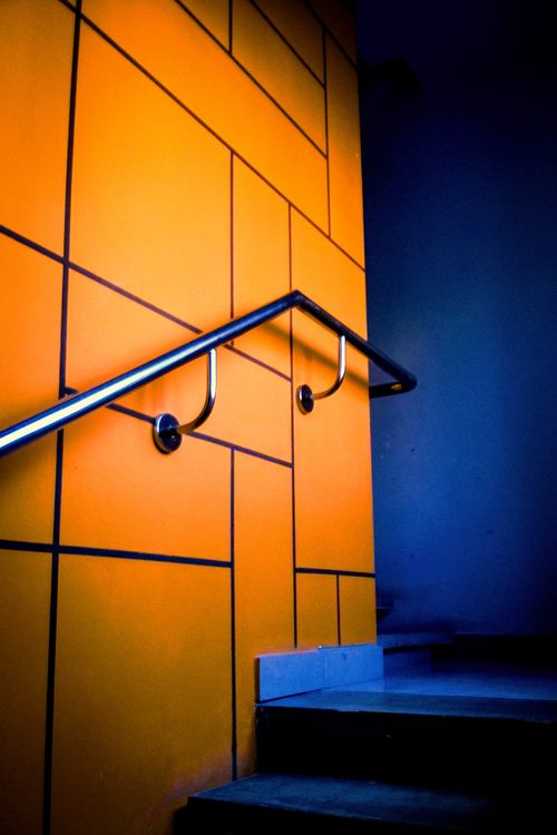 Free stock photo of bright colour, geometry, ladder Stock Photo