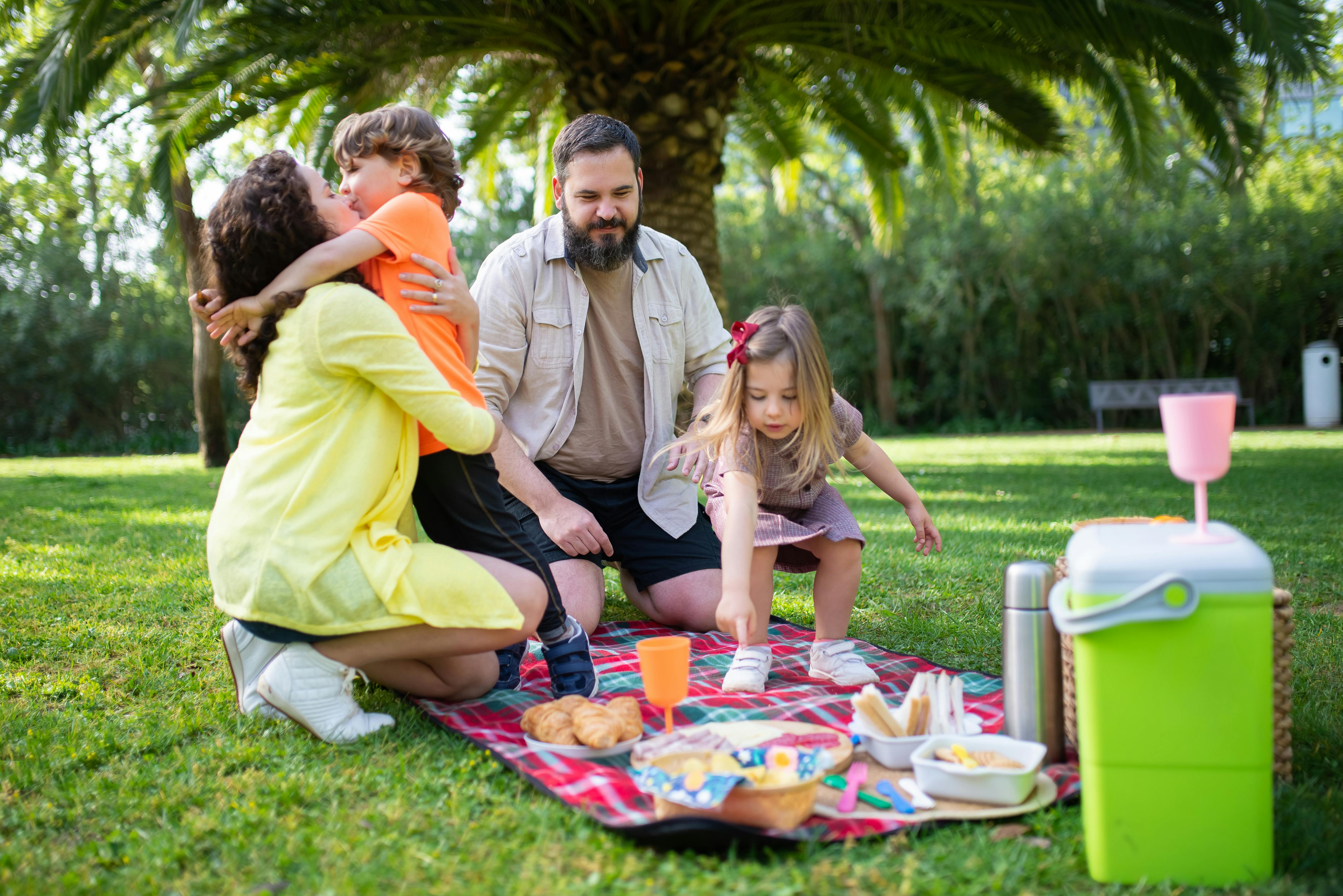 Family Having Fun at the Picnic · Free Stock Photo