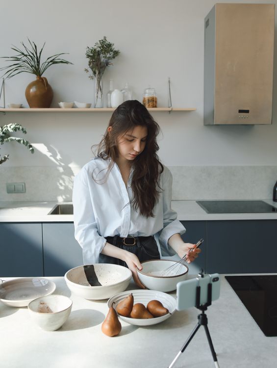 Person Using Kitchen Person Cooking in the Kitchen · Free Stock Photo