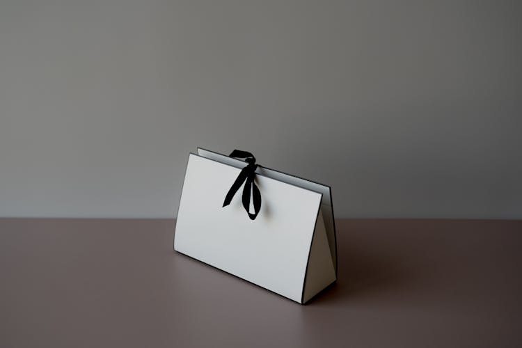 White Box With Ribbon