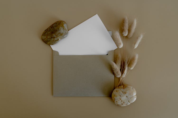 Blank Card In An Envelope