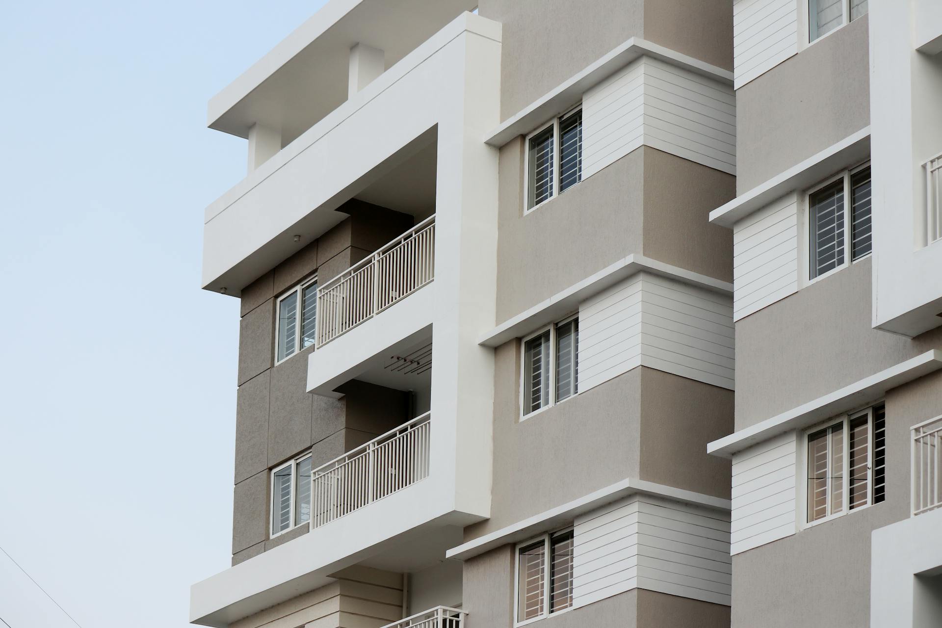 An Apartment Building with Balconies