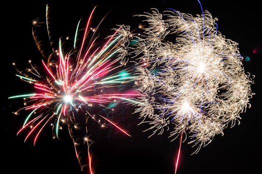 Fireworks during Nighttime