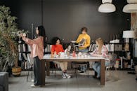 People Having a Meeting in the Office