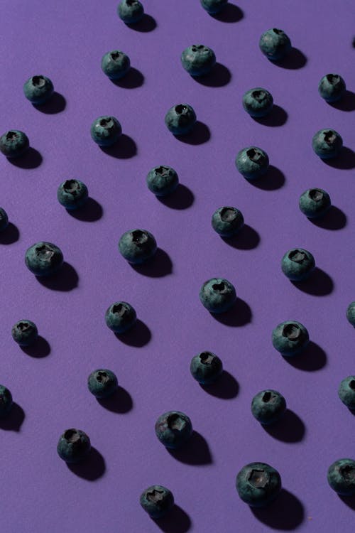 Free Close-Up Shot of Blueberries Stock Photo
