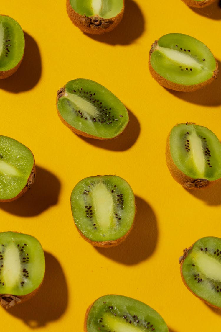 Close-Up Photo Of Sliced Kiwis