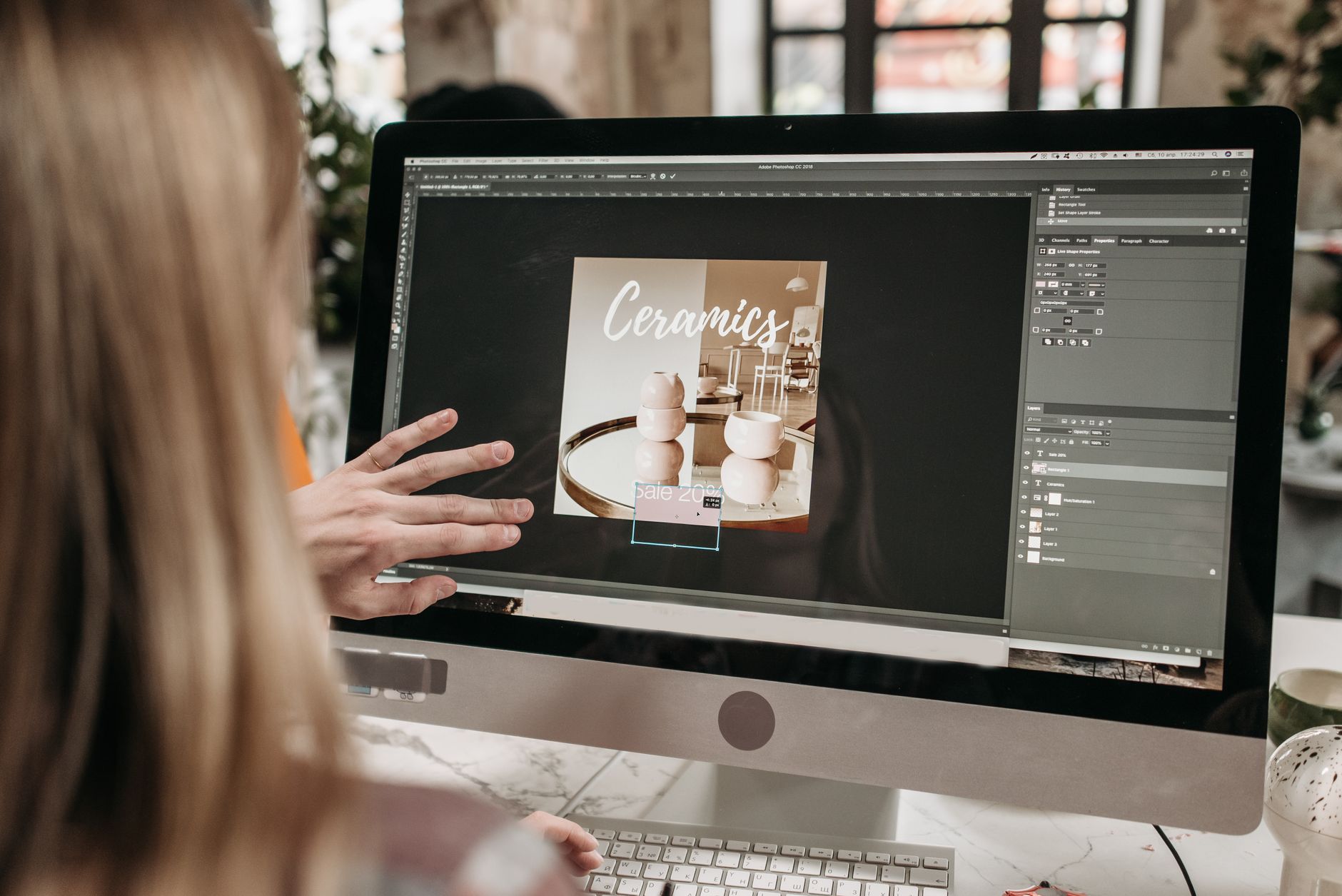thai graphic designer working ai