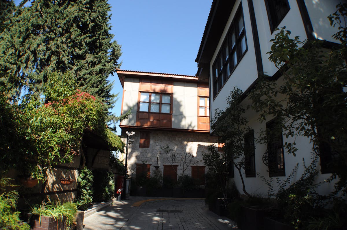 Content creator showing messy room background while recording a vlog