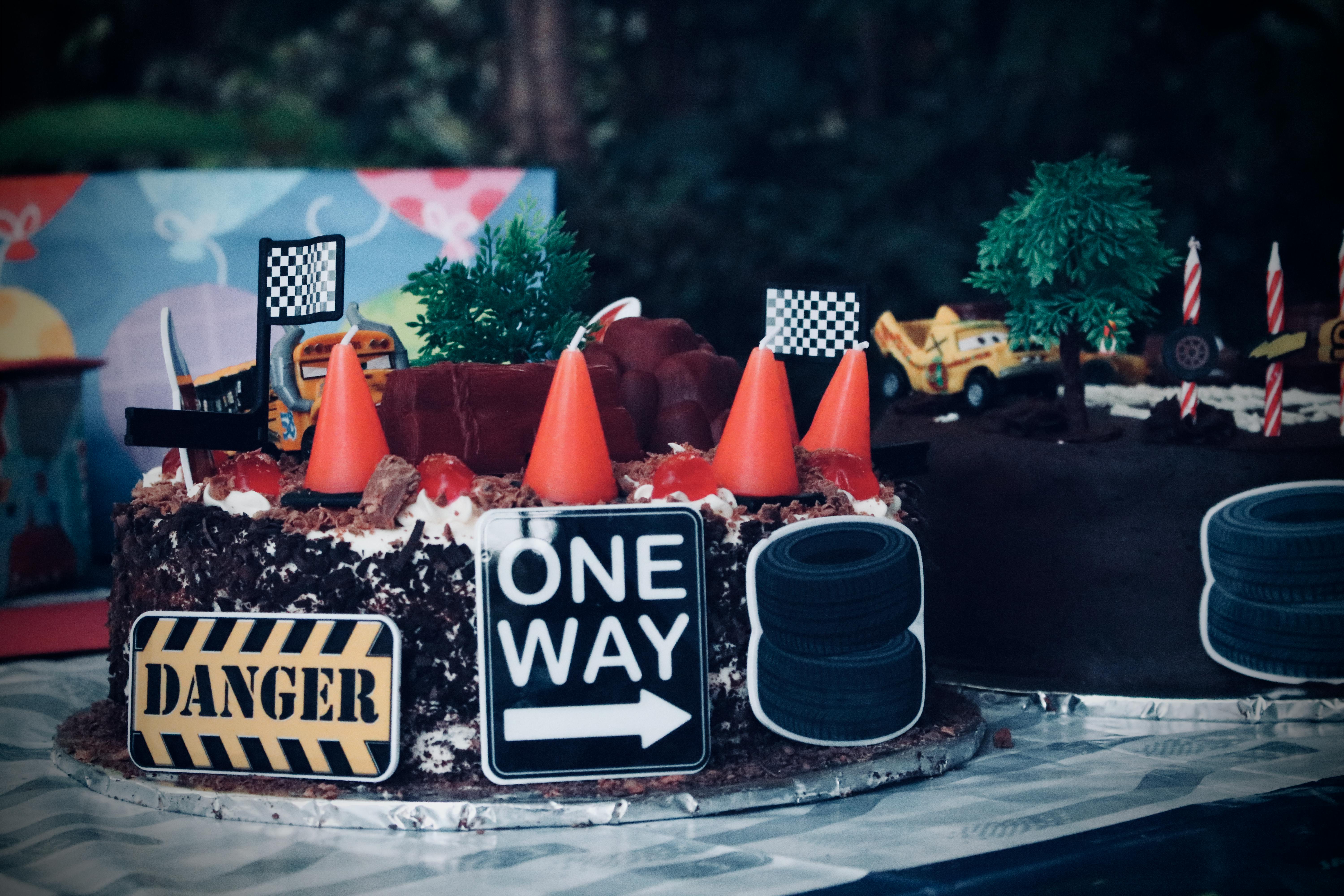 Cake With Road Signs