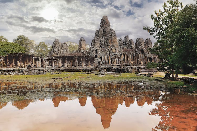 
The Bayon Temple In Cambodia