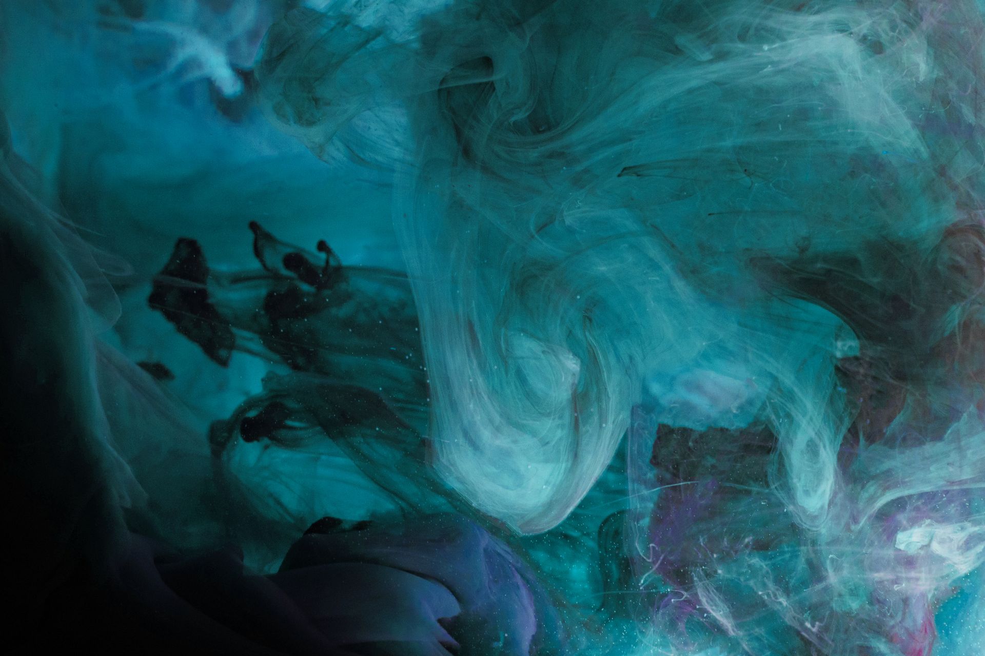 Acrylic Paints Underwater