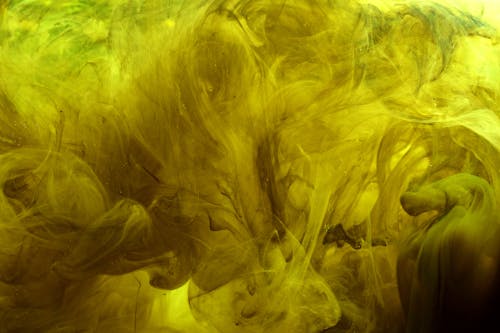 Dissolving Yellow and Black Paint in Water