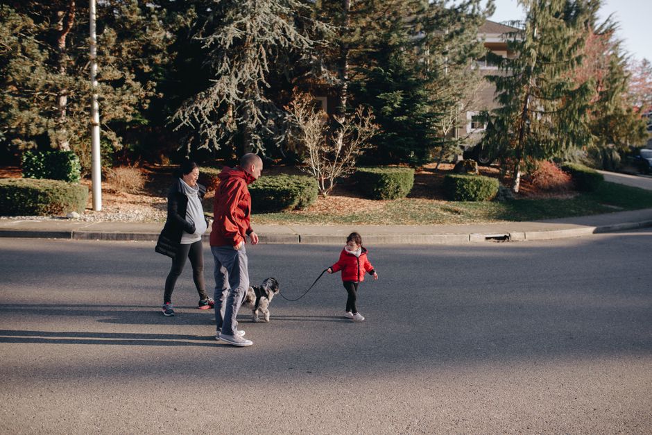 Photo: PNW Production / Pexels A family walking through a quiet suburban neighbourhood
