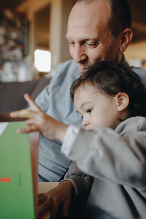 Free Father And Child Bonding Time Stock Photo
