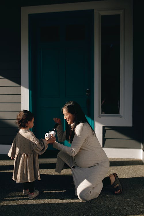 Mother And Daughter Having Bonding Time