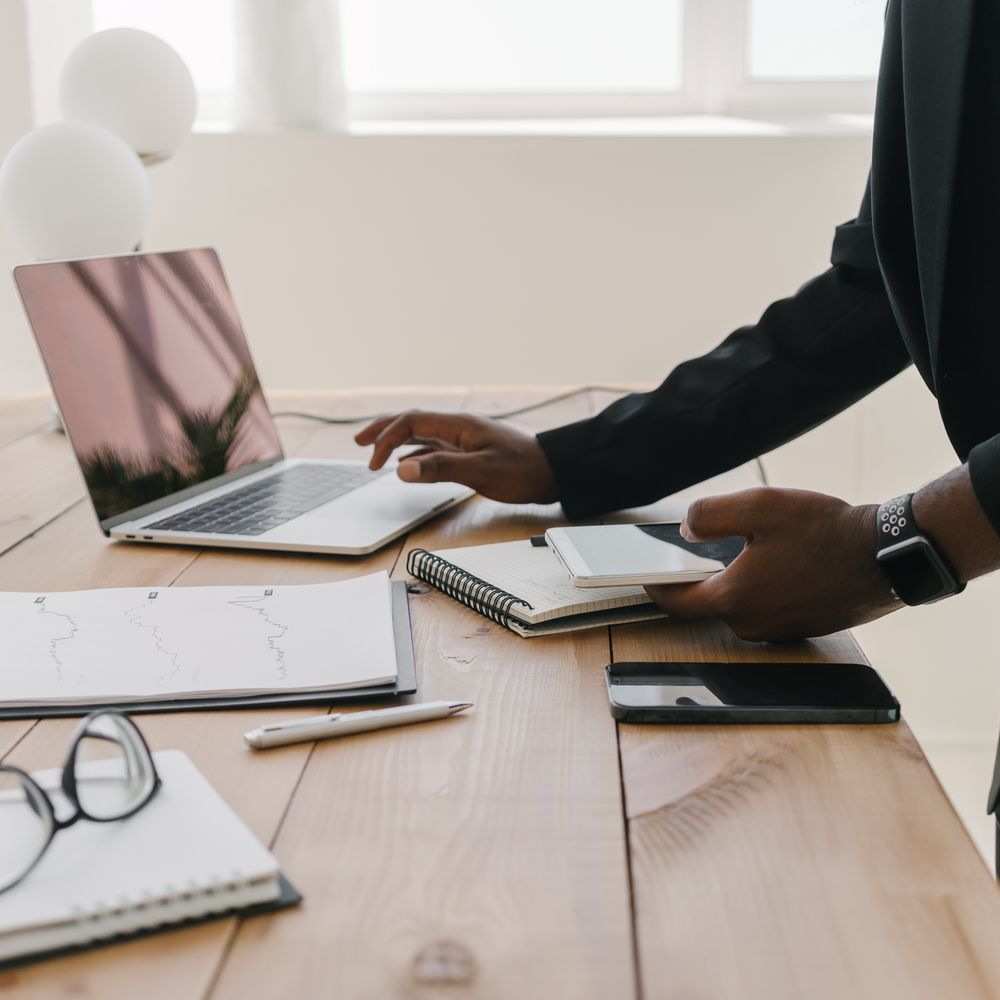 Bellingham — office relocation team moving desks and equipment