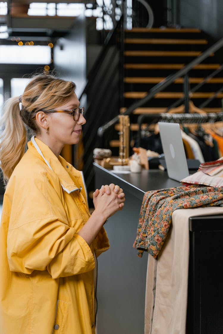 
A Customer Buying Clothes