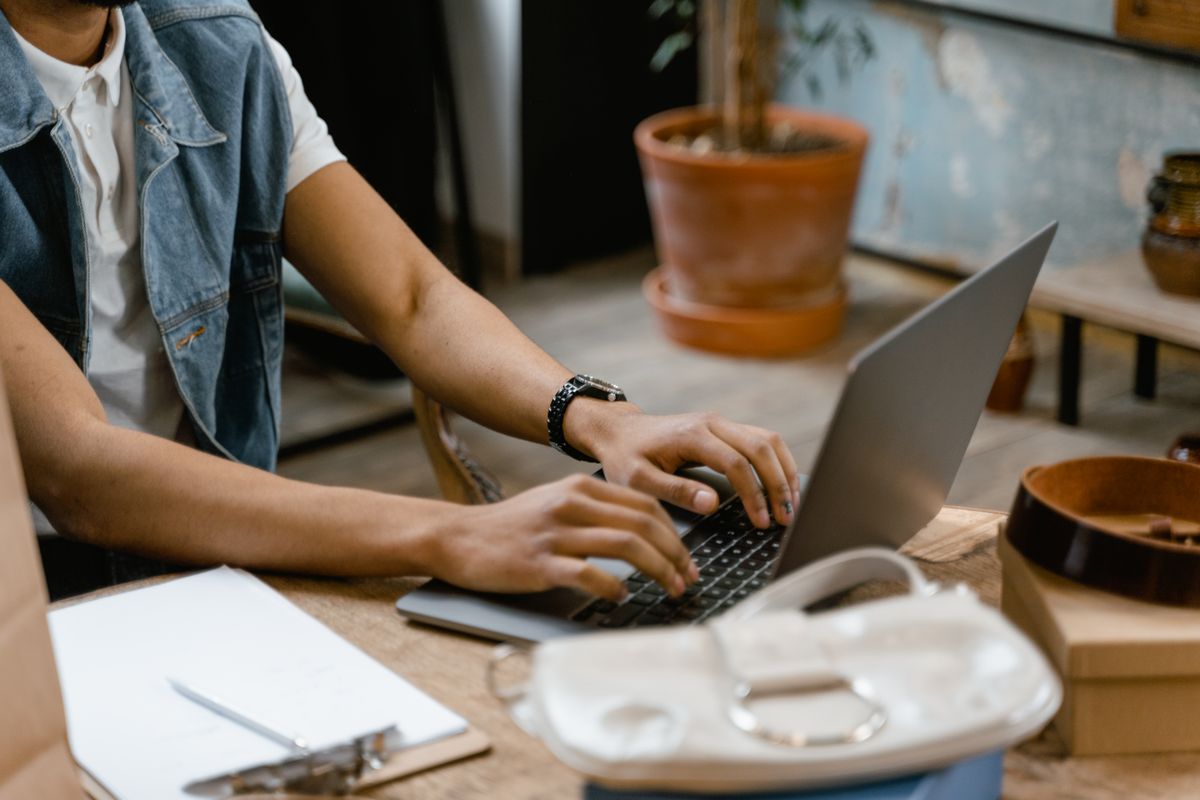 Diverse group of people in supportive online community meeting