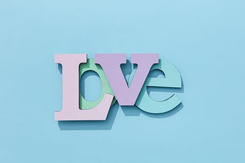 愛, 拼字, 木製字母 的 免費圖庫相片