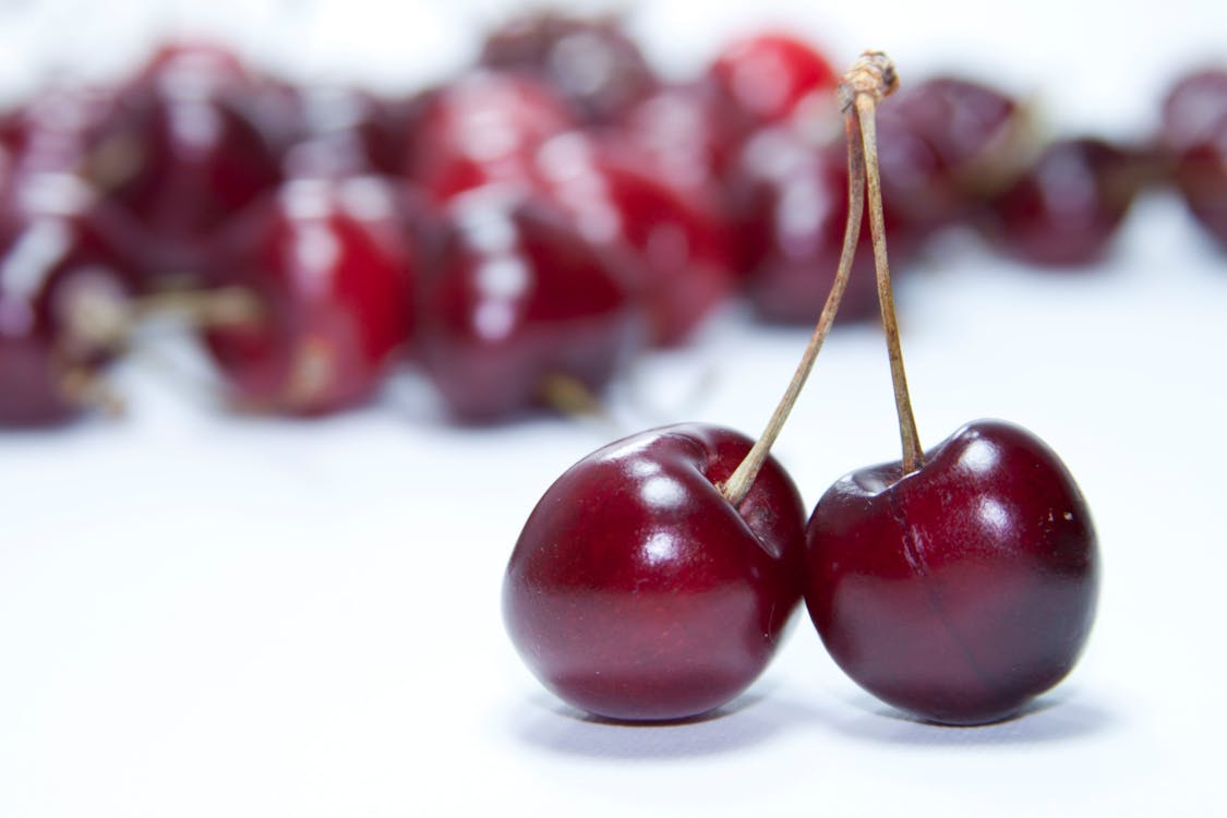 Fruta De Cereza Roja