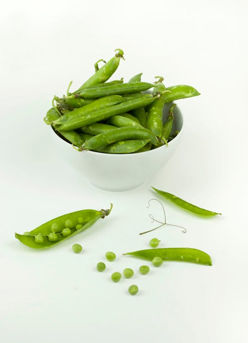 Free Bowl of Snap Peas Stock Photo