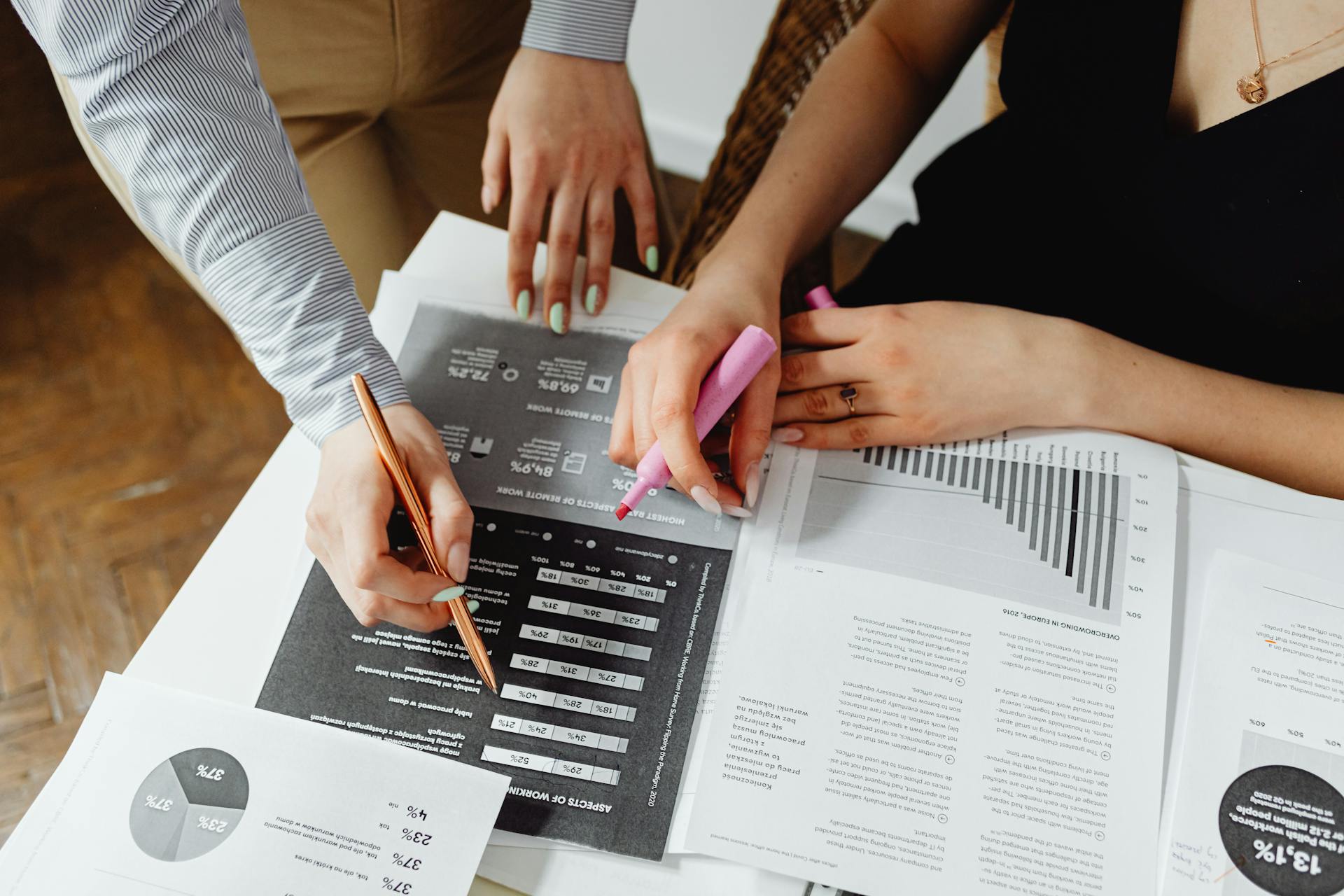 Close-Up Photo of Accounting Documents