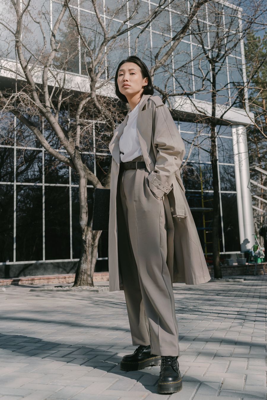 Taupe Longline Trench