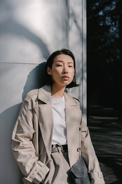 Photo of Woman Wearing Beige Coat