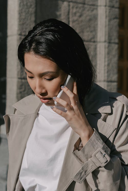 Woman Talking on Phone