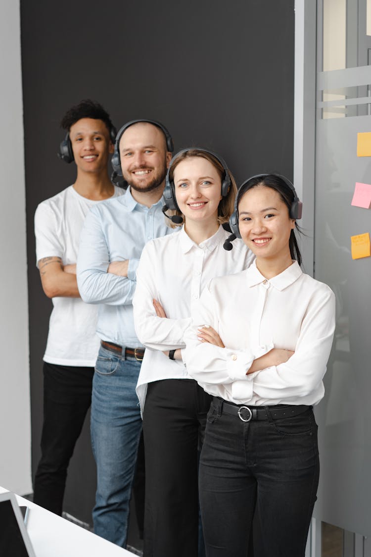 Agents Standing Together At The Office