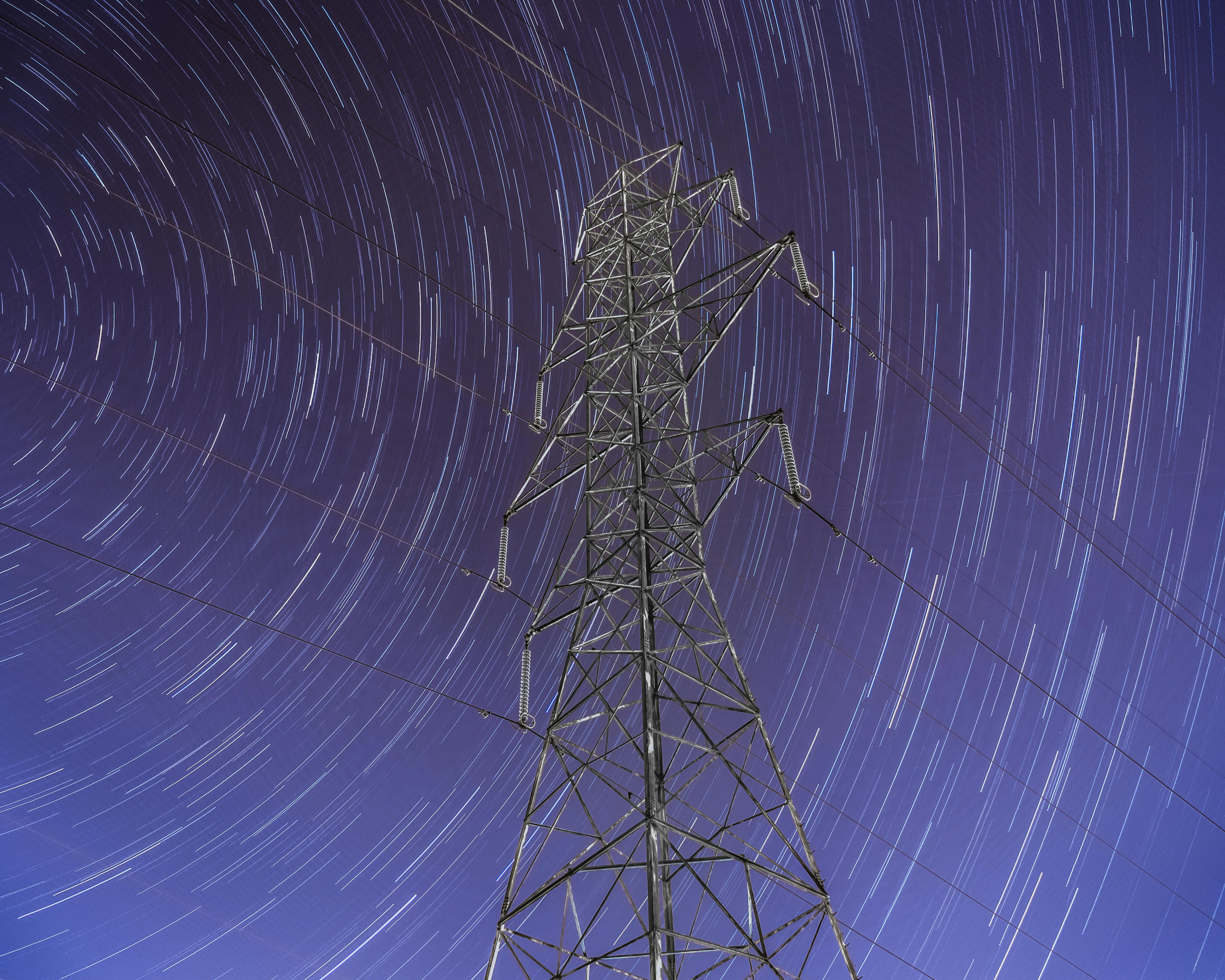 Industrial infrastructure against a skyline