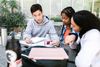 Students learning together