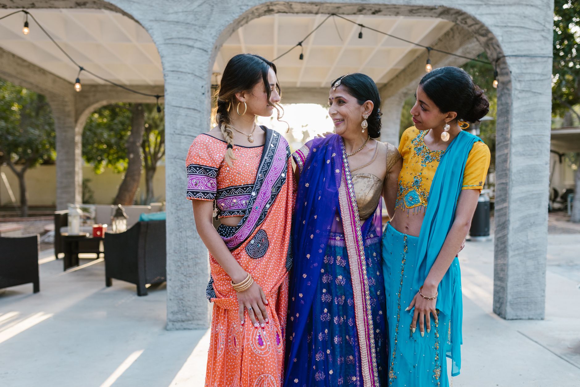 Women Wearing Traditional Clothing