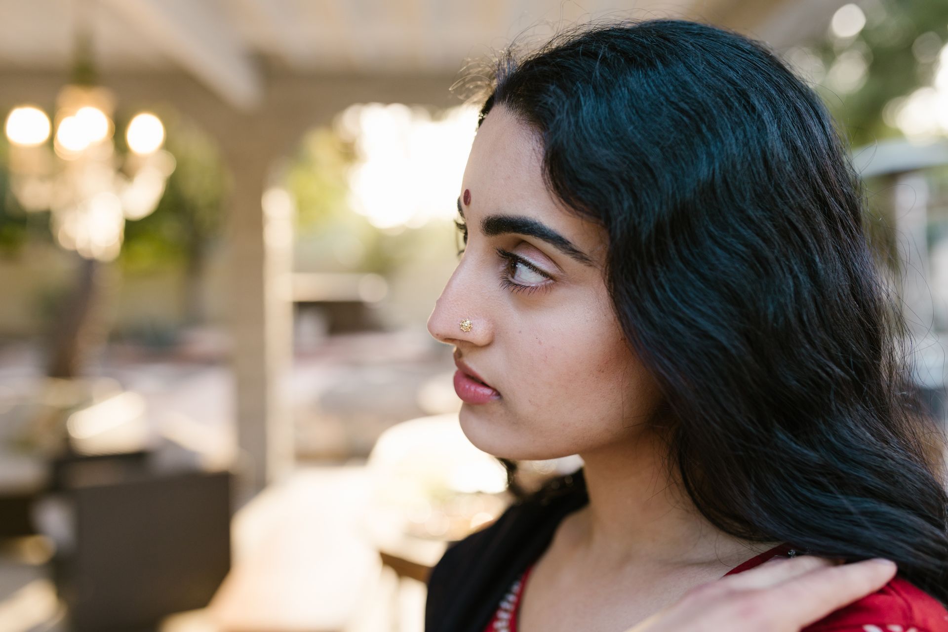 A Woman with a Bindi
