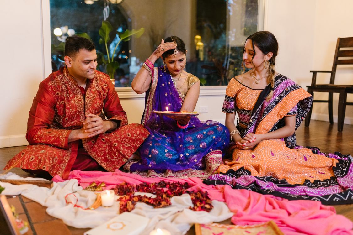 Family on a Traditional Ceremony in India · Free Stock Photo