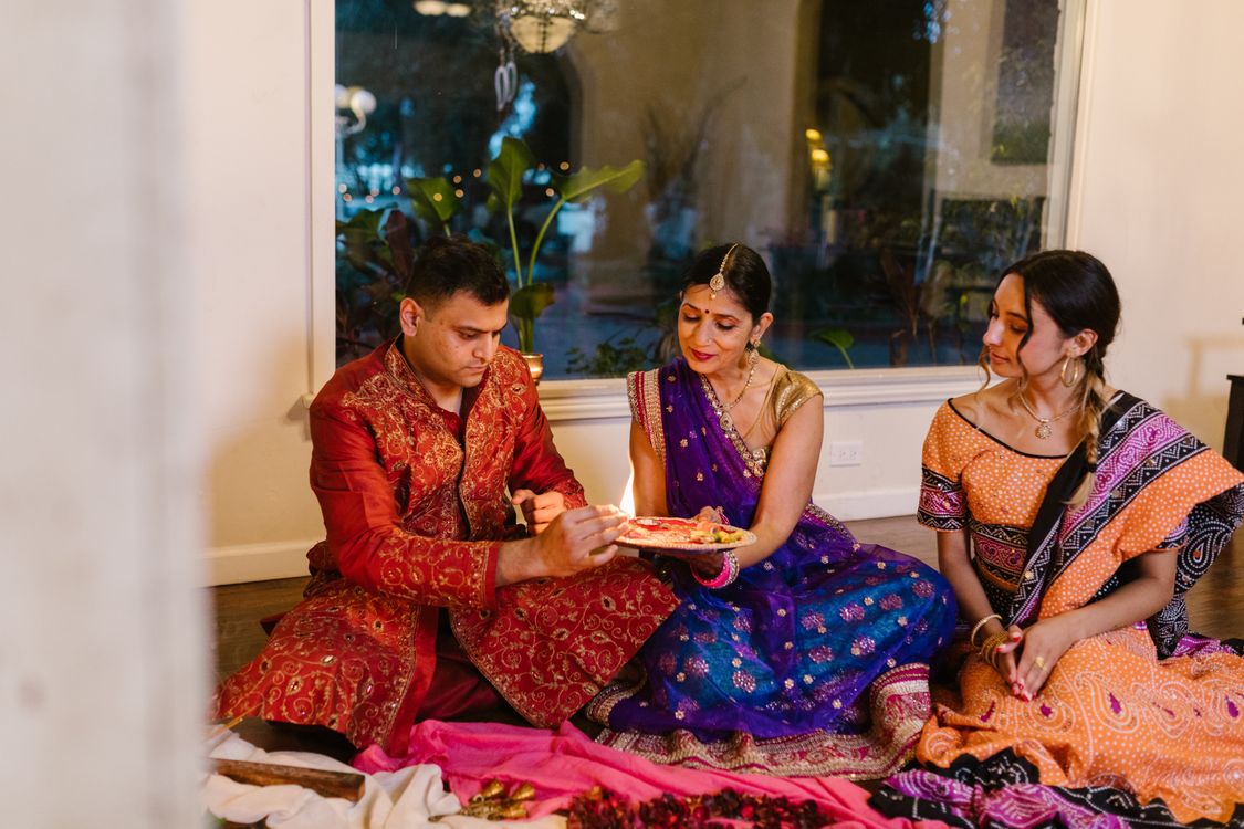 Family on a Traditional Ceremony in India · Free Stock Photo
